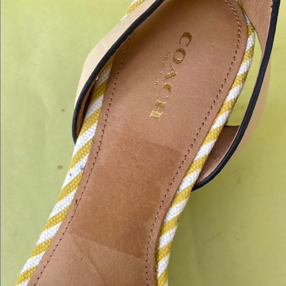 Coach these sandals